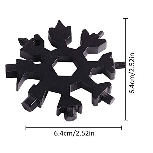 18-in-1 Snowflake Multi Tool,Stainless Steel Snowflakes Multi-Tool...