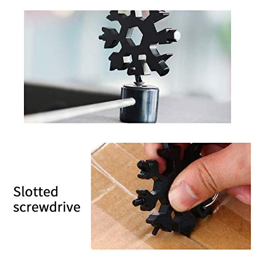 18-in-1 Snowflake Multi Tool,Stainless Steel Snowflakes Multi-Tool...