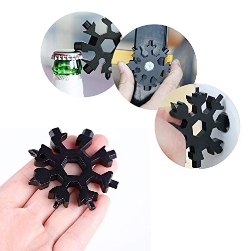 18-in-1 Snowflake Multi Tool,Stainless Steel Snowflakes Multi-Tool...