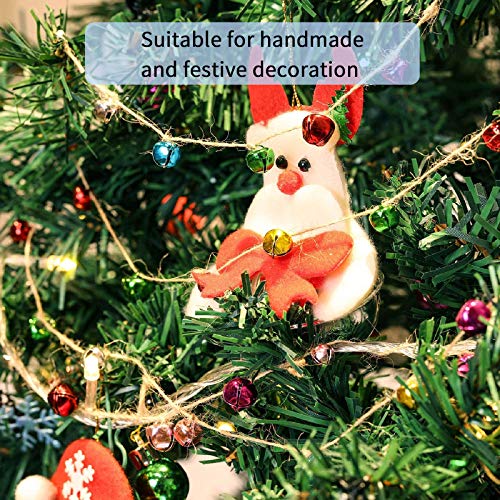 30 PCS Christmas Bells,Color Bell,Jingle Bells for Crafts,Party De...
