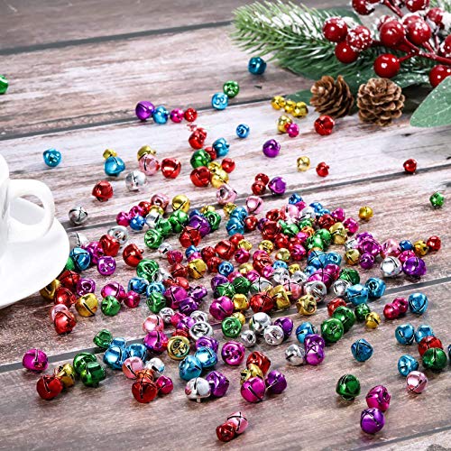 30 PCS Christmas Bells,Color Bell,Jingle Bells for Crafts,Party De...