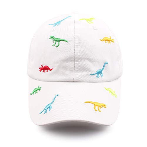 JANGANNSA Dinosaur Boys Girls Caps Embroidery Baby Baseball Caps C...