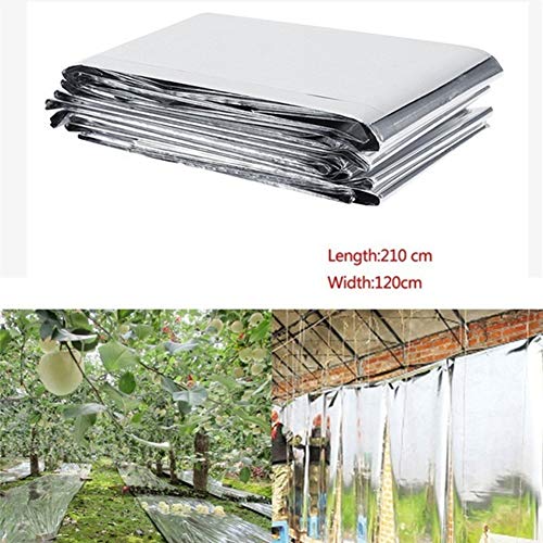JapanAmStore 2pcs Silver Reflective Film Plants Garden Greenhouse ...