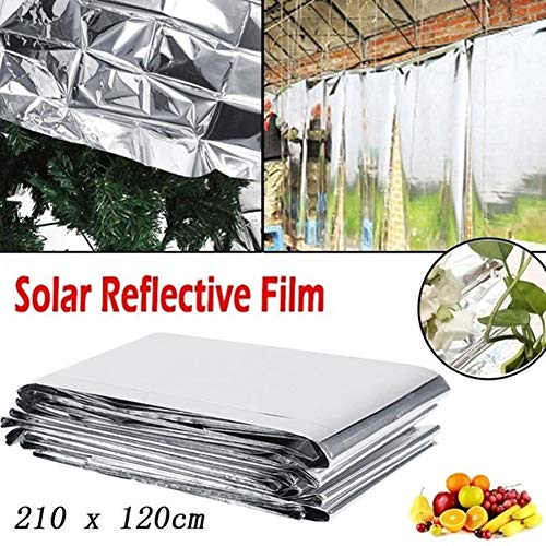 JapanAmStore 2pcs Silver Reflective Film Plants Garden Greenhouse ...