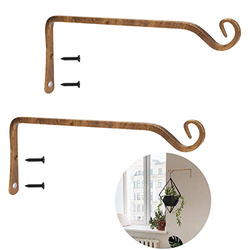 Jardim 2 Pack 10 Inch Premium Decorative Metal Iron Wall Hook, Ind...