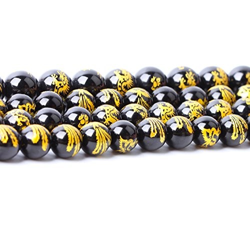 JARTC Natural Stone Black Agate Carved Phoenix Pattern Rare Collec...