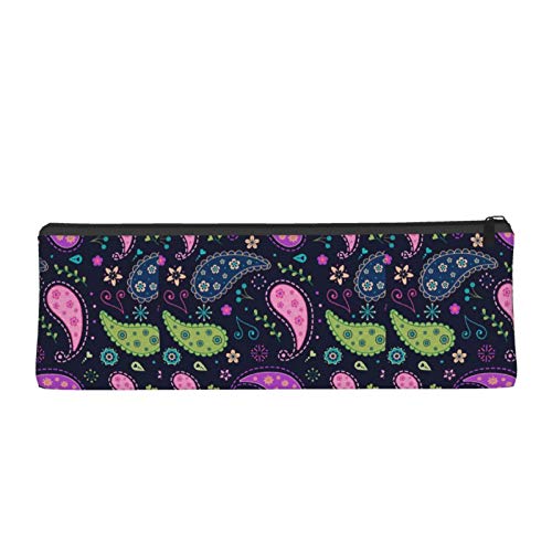 Creative Colorful Paisley Small Capacity Triangle Pen Bag,Compact ...