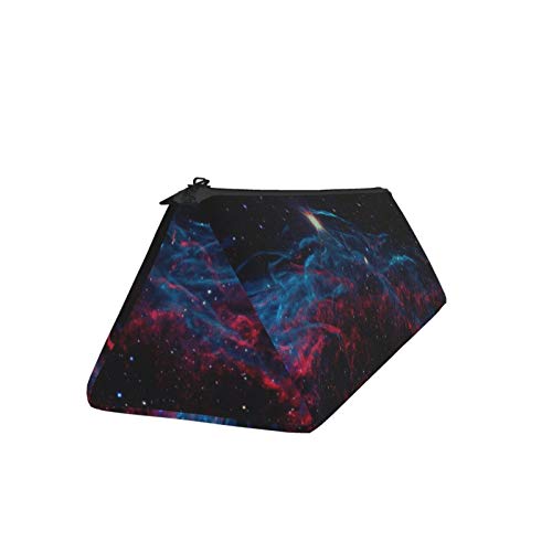 Galaxy Small Capacity Triangle Pen Bag,Compact Zipper Pencil Pouch...