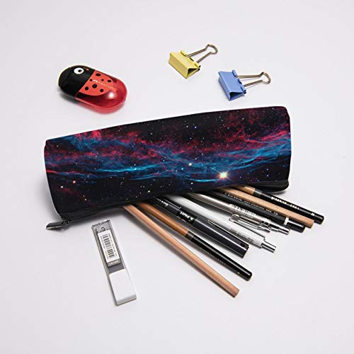 Galaxy Small Capacity Triangle Pen Bag,Compact Zipper Pencil Pouch...
