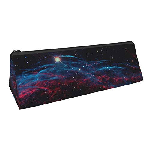 Galaxy Small Capacity Triangle Pen Bag,Compact Zipper Pencil Pouch...