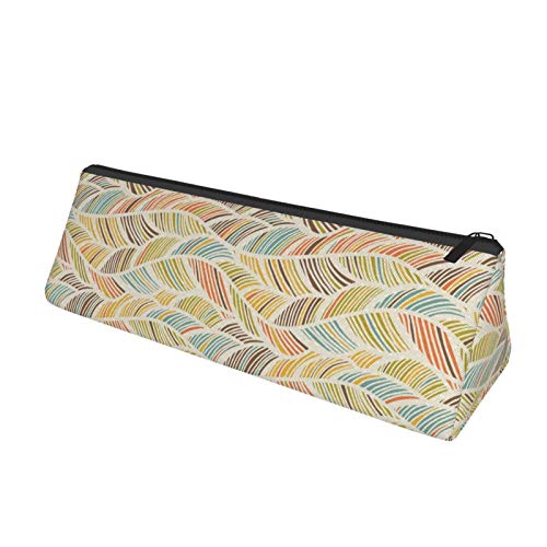 Geometric Small Capacity Triangle Pen Bag,Compact Zipper Pencil Po...