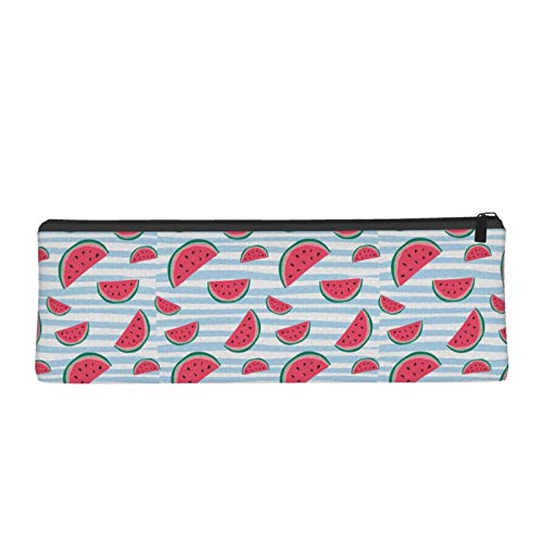 Watermelon Small Capacity Triangle Pen Bag,Compact Zipper Pencil P...