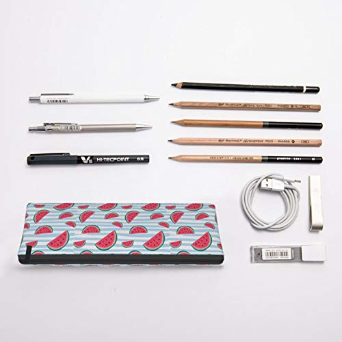 Watermelon Small Capacity Triangle Pen Bag,Compact Zipper Pencil P...