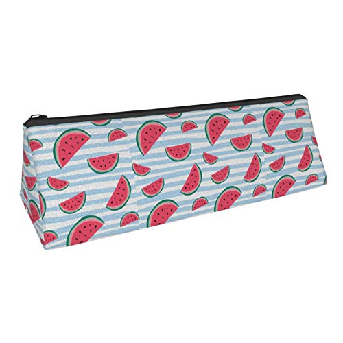 Watermelon Small Capacity Triangle Pen Bag,Compact Zipper Pencil P...
