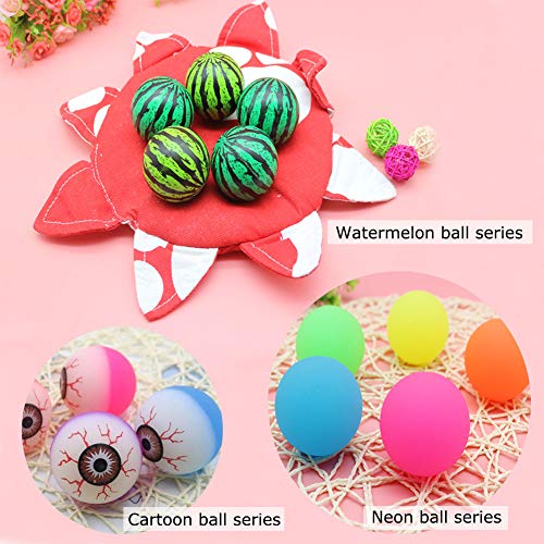 Jatidne 24 Pieces Bouncy Balls Party Favors for Kids Party Bags Fi...