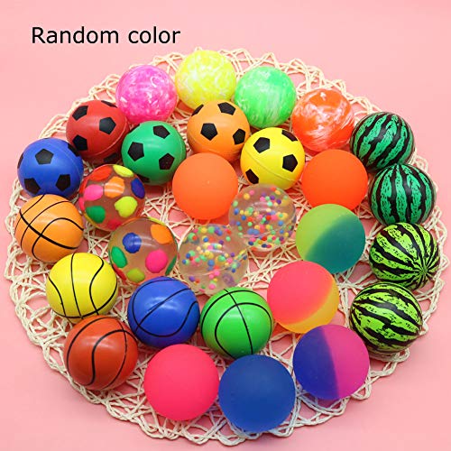 Jatidne 24 Pieces Bouncy Balls Party Favors for Kids Party Bags Fi...