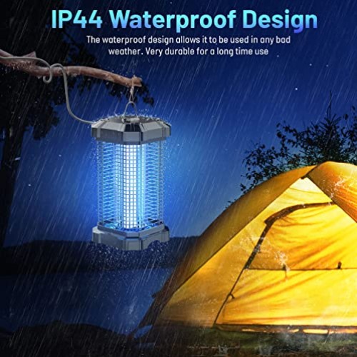 Jawlark Bug Zapper Outdoor, 4200V Electric Mosquito Zapper Indoor,...