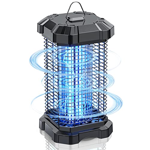 Jawlark Bug Zapper Outdoor, 4200V Electric Mosquito Zapper Indoor,...