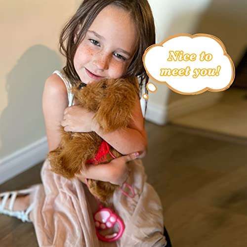 Toy Dog Walk and Bark, Sing, Tail, Lick, Repeat What You Say, Toys...