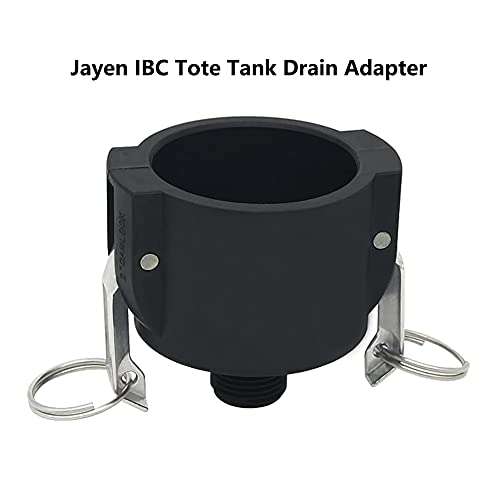 275 330 Gallon IBC Tote Tank Drain Adapter Fittings 2 Cam Lock x ...