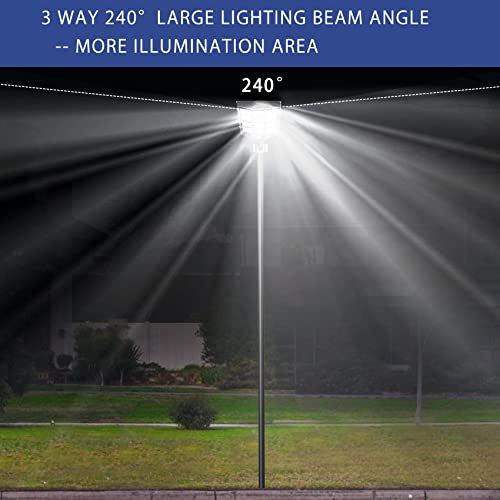 JAYNLT 1500W Solar Street Lights Outdoor, 200000LM 6500K Solar Par...
