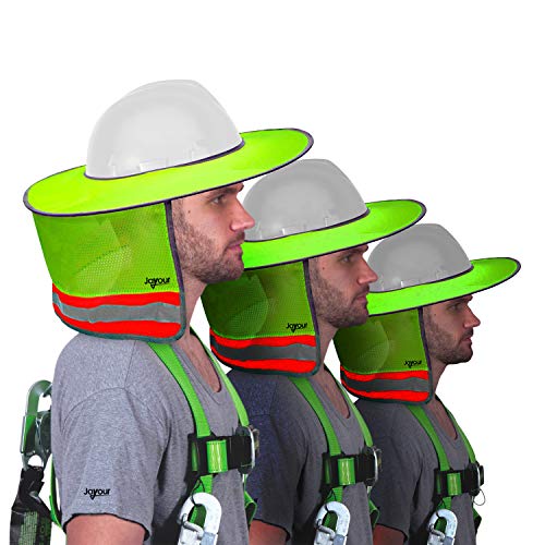 3 Pack - Sun Visor Hard Hat Sun Shield- Fitted with Ventilation Ho...