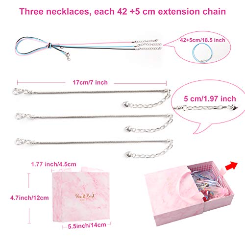 Charm Bracelets Kit,JBONEST 74 Pcs Bracelet Making Kit with Beads,...