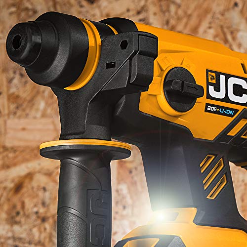 JCB Tools - JCB 20V Cordless Brushless SDS Rotary Impact Hammer Dr...