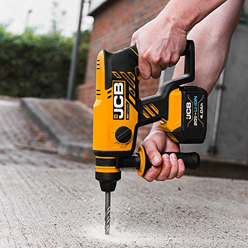 JCB Tools - JCB 20V Cordless Brushless SDS Rotary Impact Hammer Dr...