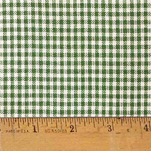 Perfect Green 2 Cotton Homespun Plaid Fabric by JCS - Sold by The ...