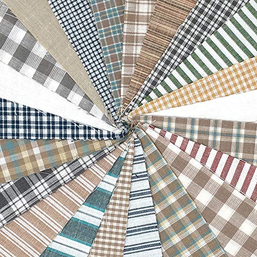 Whitewash Ragged Homespun Quilt Kit, 200+ six inch Squares, 100% P...