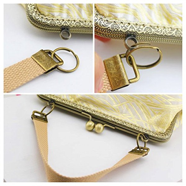 45Pcs Assorted Size Key Fob Hardware with Key Rings Sets, Perfect ...