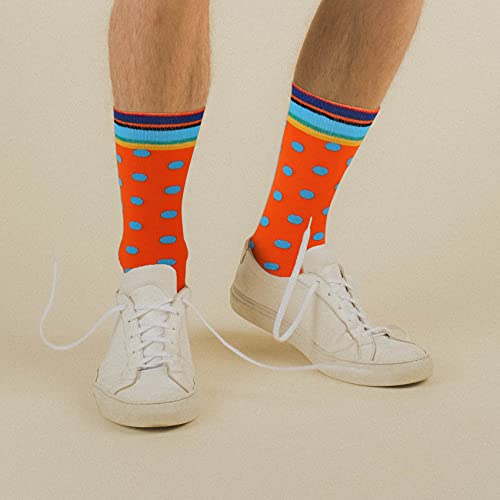 Jeasona Mens Funny Fun Crazy Dress Crew Socks Pack Funky Novelty C...