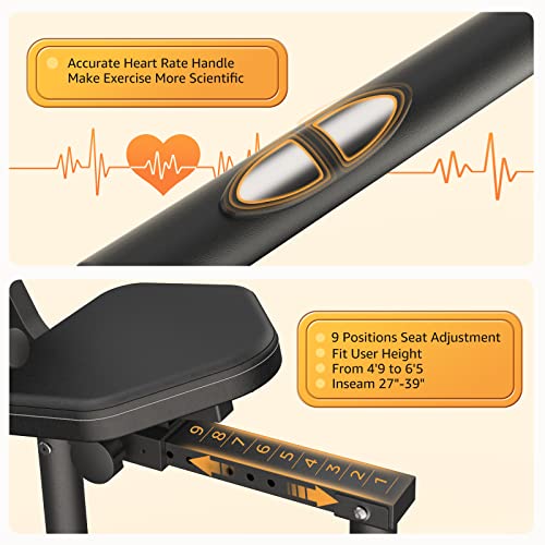 JEEKEE Recumbent Exercise Bike for Adults Seniors - Indoor Magneti...