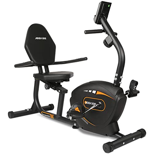 JEEKEE Recumbent Exercise Bike for Adults Seniors - Indoor Magneti...