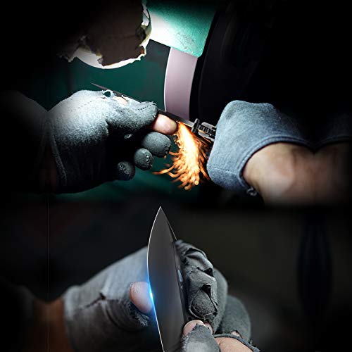 Jellas 8Cr13Mov Pocket Knife - Folding Knife Spring-assisted Knife...