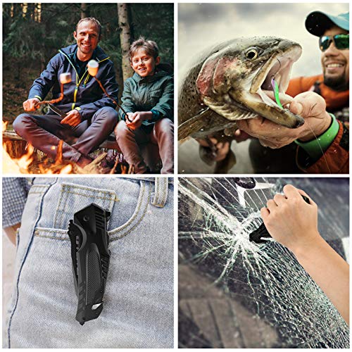 Spring Assisted Knife, Jellas Pocket Folding Knife for Men, 8Cr13M...