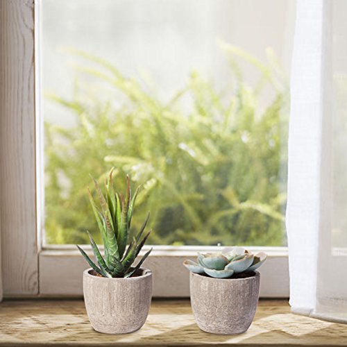 Jelofly Fake Plants Artificial Succulent Plants Assorted Decorativ...