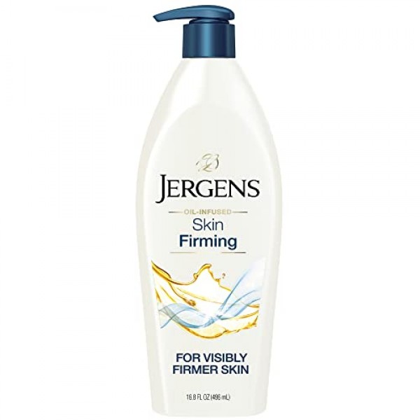 Jergens Skin Firming Body Lotion for Dry to Extra Dry Skin, Skin T...