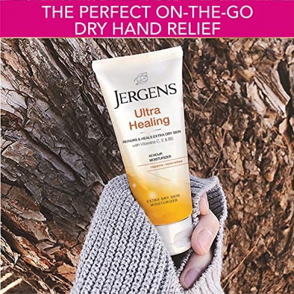 Jergens Ultra Healing Dry Skin Moisturizer, Travel Size Body and H...