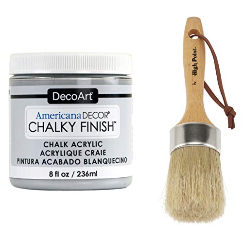 DecoArt Americana Décor Chalky Flat Finish Paint and 2 Chalk Wax ...
