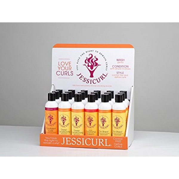 Jessicurl Gentle Lather Shampoo, Citrus and Lavender, 8.0 Fluid Ounce