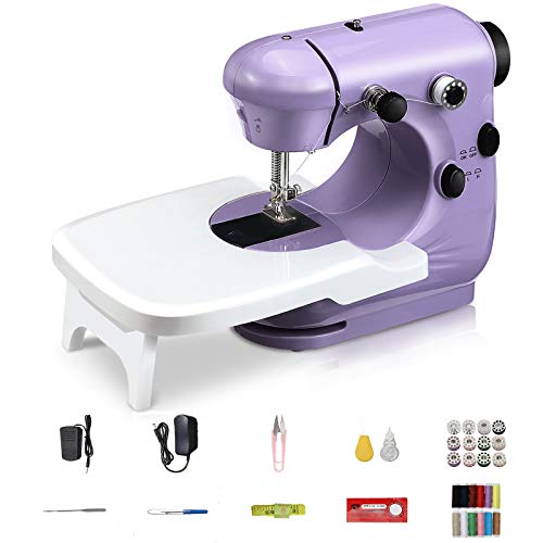 Jeteven Mini Electric Sewing Machine, Portable Household Sewing Ma...