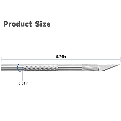 10-Pack Exacto Knife Precision Cutter Utility and Hobby Knife Meta...