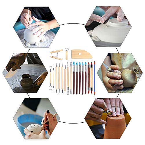 35-Pack Clay Tools Sculpting Pottery Tools Polymer Modeling Clay S...