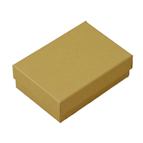 Kraft Cotton Filled Jewelry Box #32 Case of 100