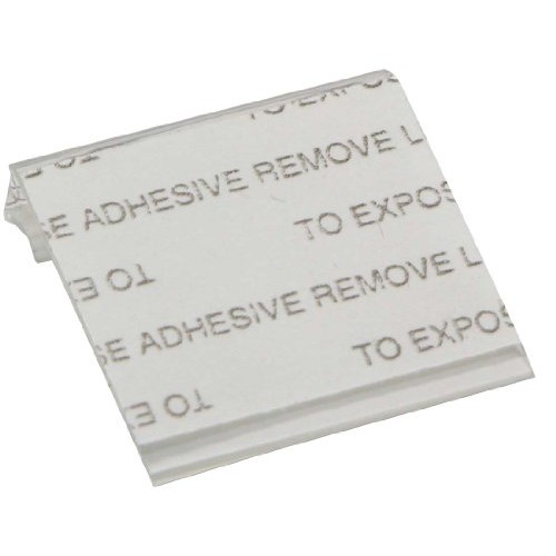 Self-Adhesive Earring Card Adapter 1x1 100-Pcs Jewelry Display