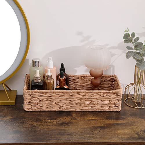 Bathroom Decor Box Toilet Tank Basket Woven Tissue Holder Box Toil...