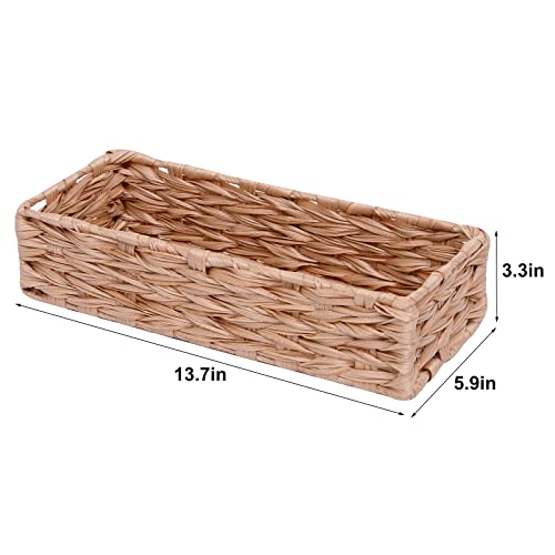 Bathroom Decor Box Toilet Tank Basket Woven Tissue Holder Box Toil...