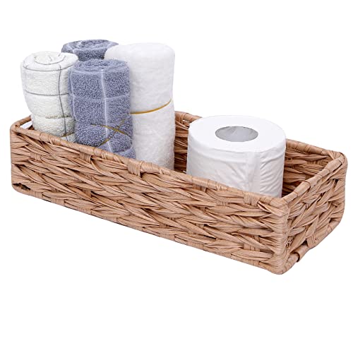 Bathroom Decor Box Toilet Tank Basket Woven Tissue Holder Box Toil...